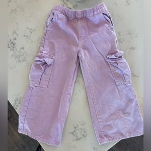 Girls cotton in kids size 7 cargo denim